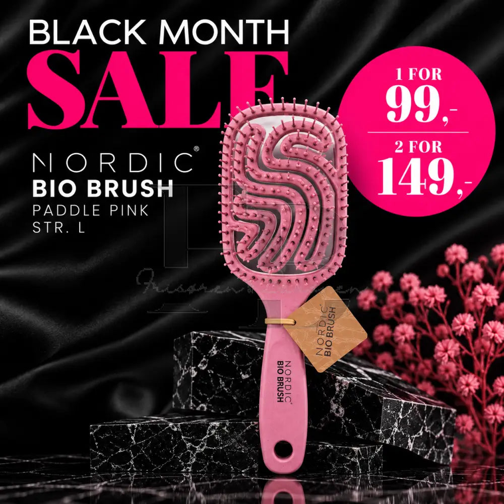 Nordic Bio Brush - Paddle Pink Str. L