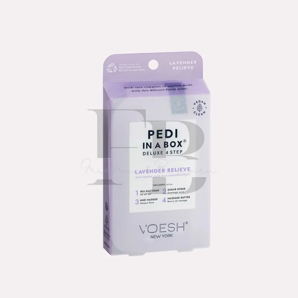 Voesh Pedi in a Box deluxe - Lavendel Relieve