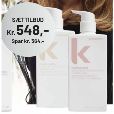 To Kevin Murphy Plumping Wash + Rinse. Sættilbud kr. 548.